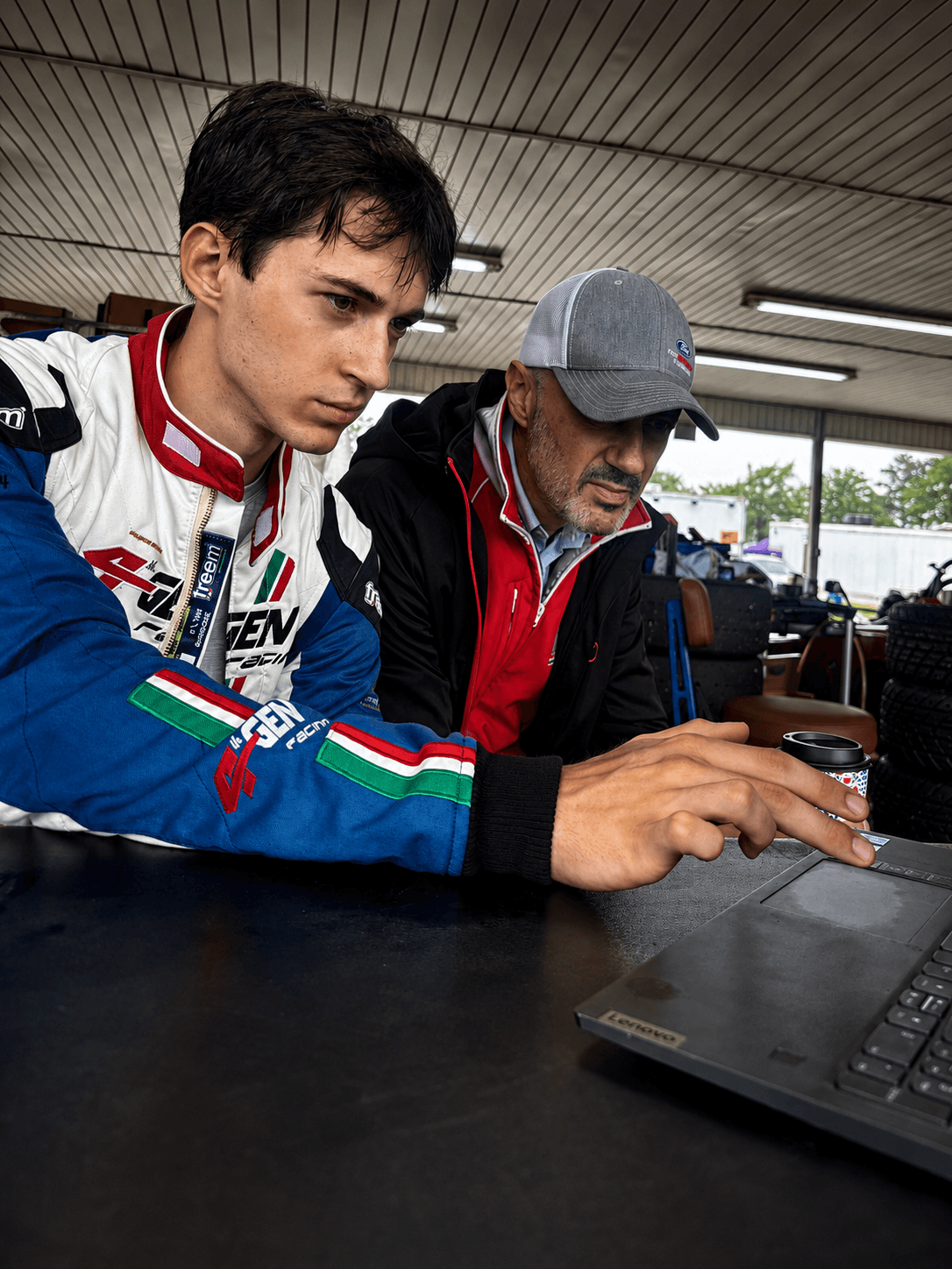 Engineering laptop review during Filippo Massa's CMP 2026 race weekend