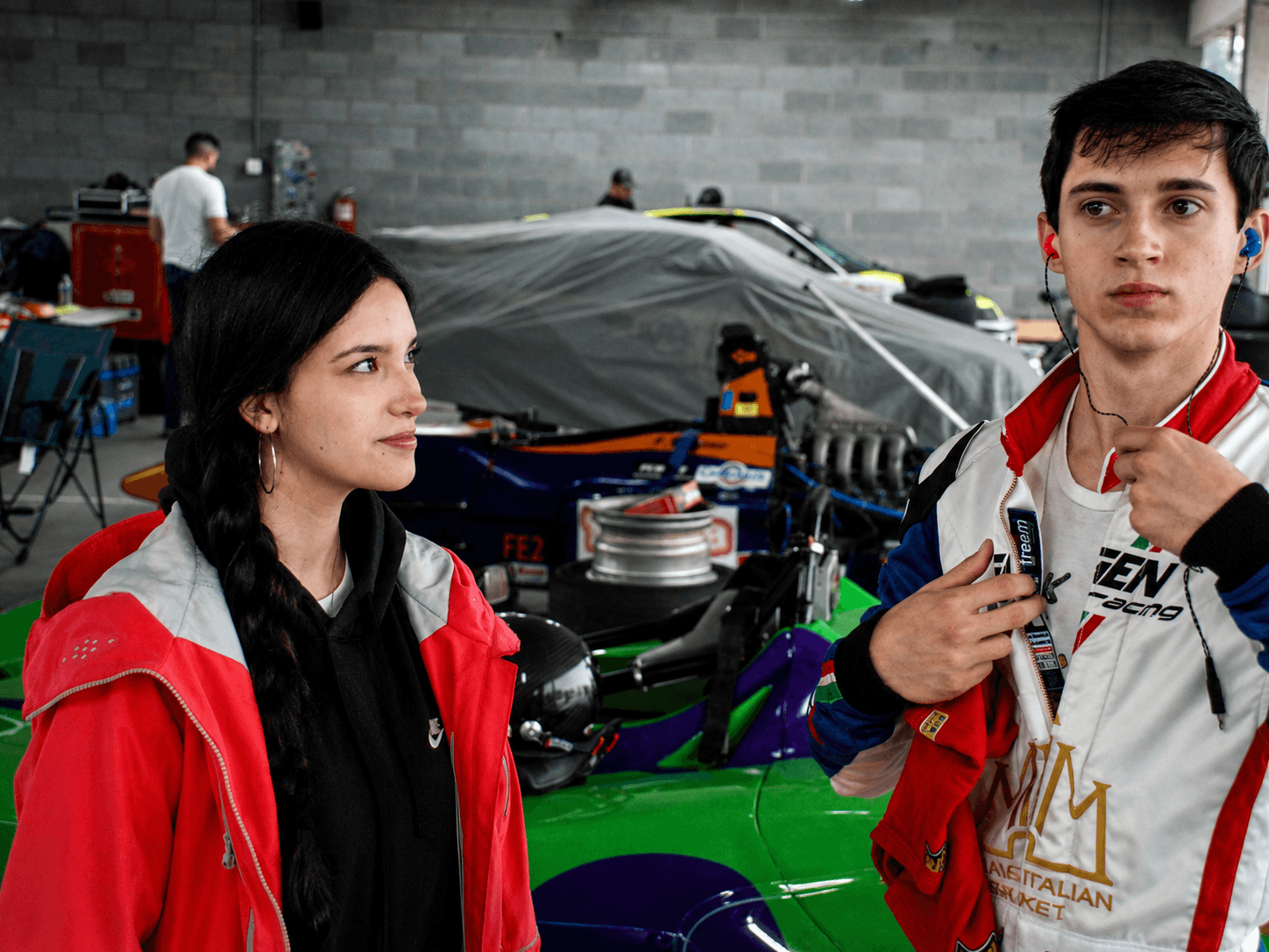 Filippo Massa's SRF3 garage with team support at CMP in 2026