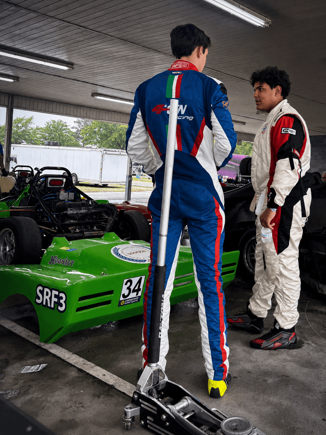 Paddock driver conversation during Filippo Massa's CMP 2026 event